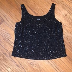 Eileen Fischer sequin tank top size medium